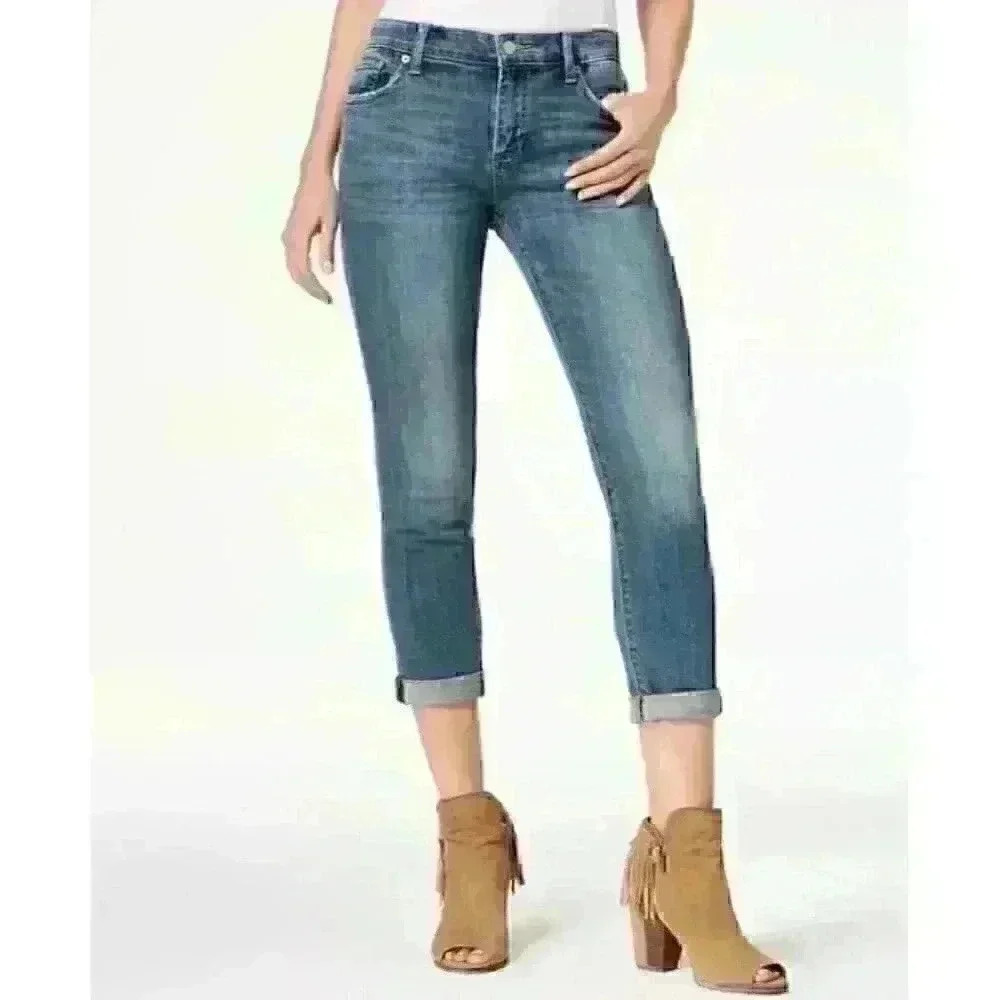 Lucky Brand Women's 16/33 Ankle Mid Rise Sienna Slim Boyfriend Jeans NWT $89.50 - Picture 1 of 3